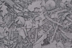 Fallen II, Pencil Drawing, 16 X 26 cm, 2019